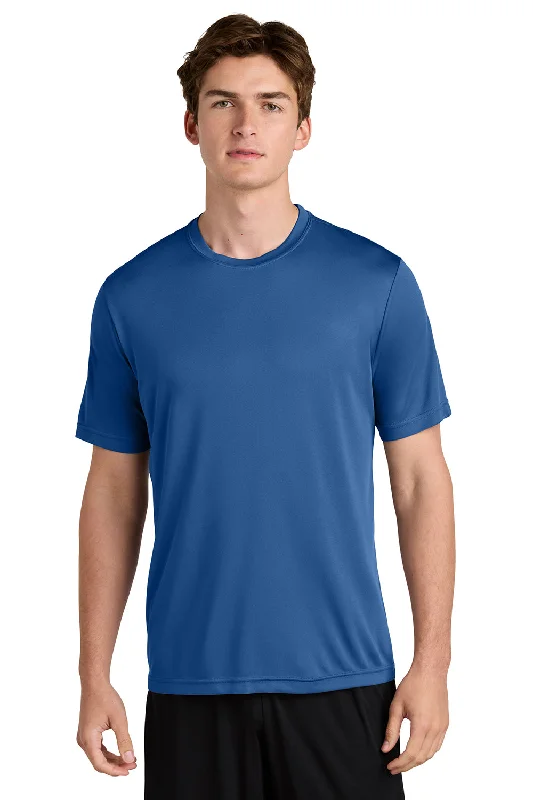 short sleeve crew neck shirt -Sport-Tek Mens Competitor Moisture Wicking Short Sleeve Crewneck T-Shirt - Royal Blue