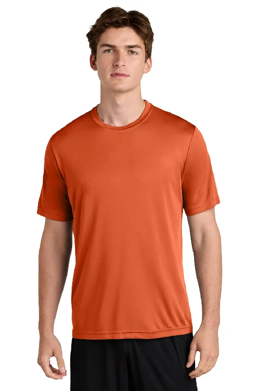 fitted short sleeve t-shirt -Sport-Tek Mens Competitor Moisture Wicking Short Sleeve Crewneck T-Shirt - Deep Orange