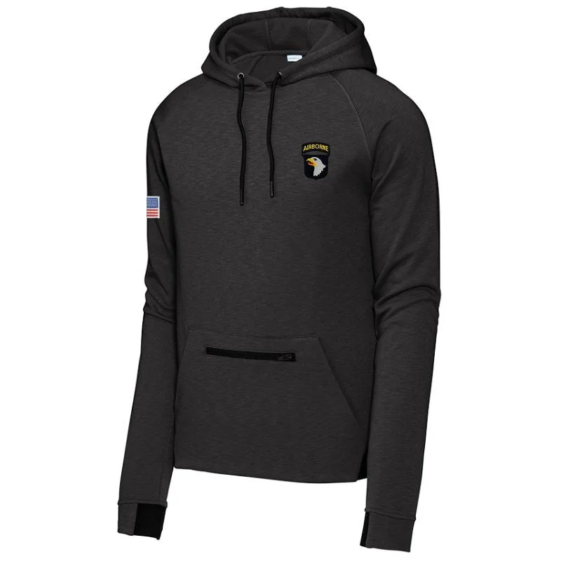 hoodie with contemporary feel -101st Airborne Strive Pullover