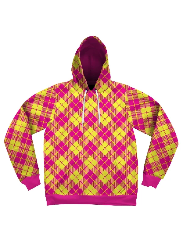 hoodie for walking in style -Neon Yellow & Pink Unisex Hoodie