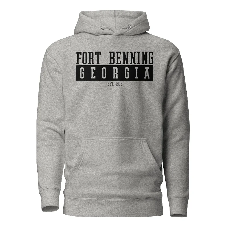 hoodie for cozy movie nights -Fort Benning Hoodie