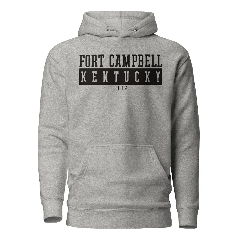 hoodie for cozy weekend getaways -Fort Campbell Hoodie