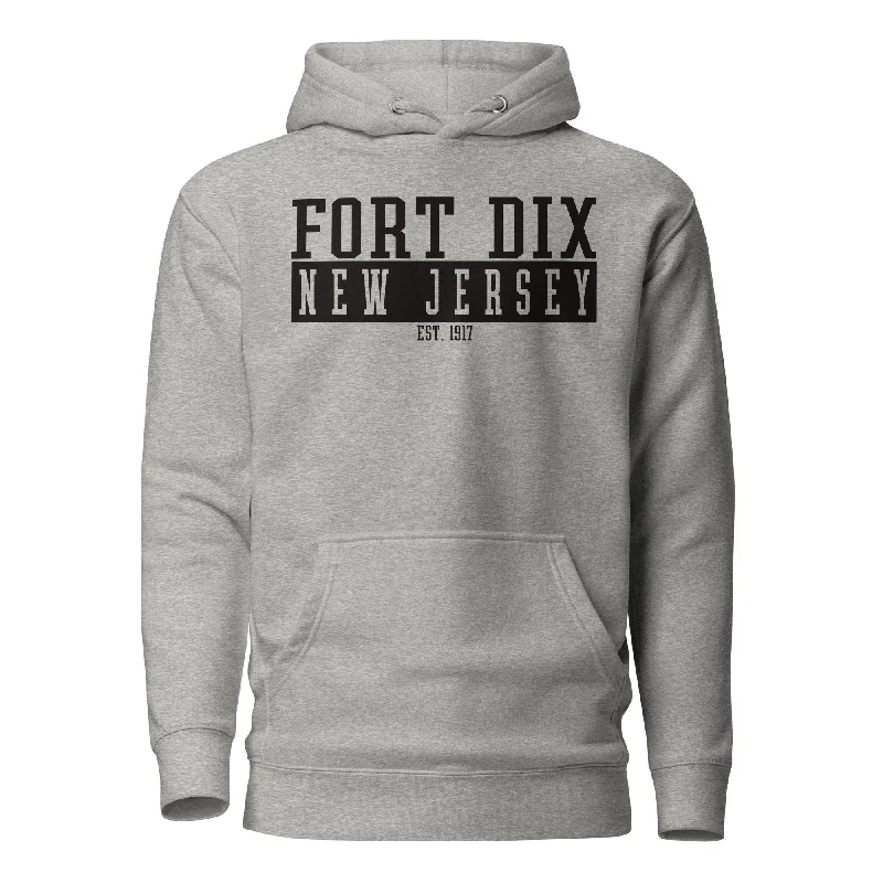 hoodie with distinctive fit -Fort Dix Hoodie