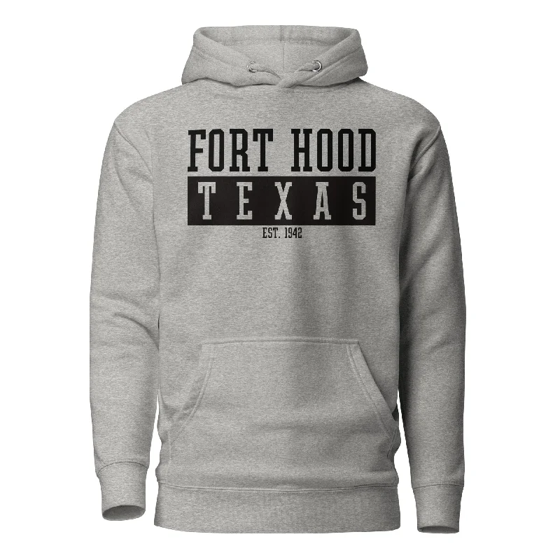 hoodie with contemporary style -Fort Hood Hoodie