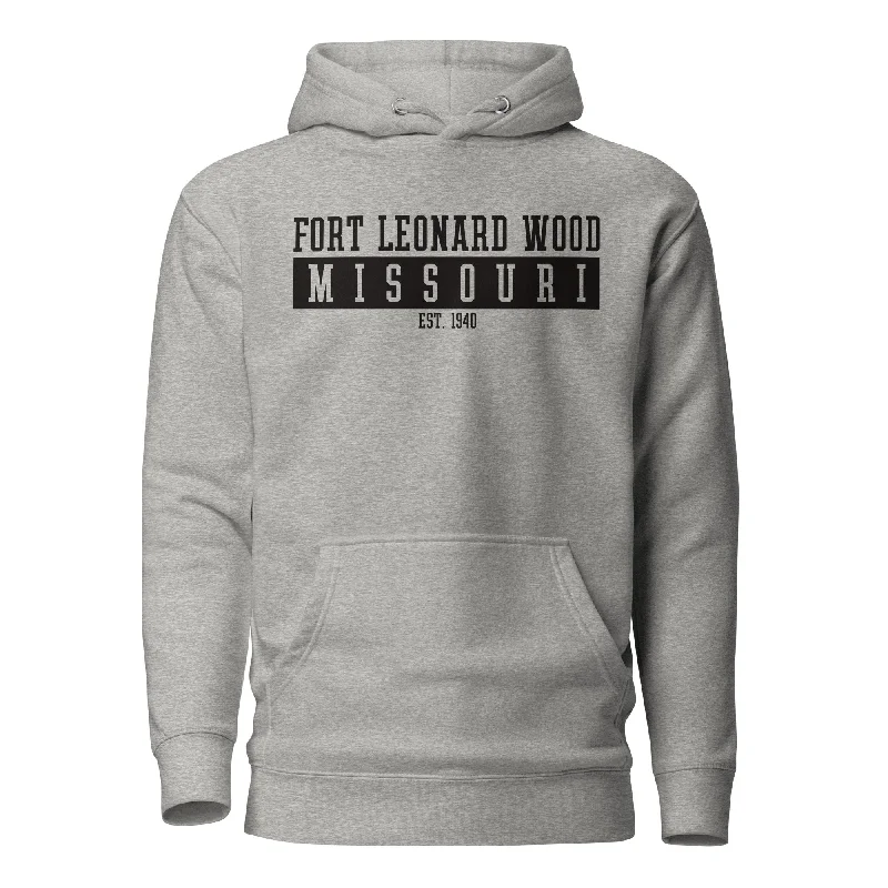 hoodie for daily wear -Fort Leonard Wood Hoodie