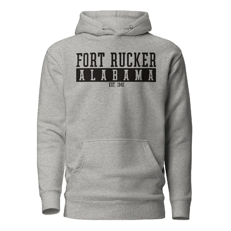 hoodie with graphic art prints -Fort Rucker Hoodie