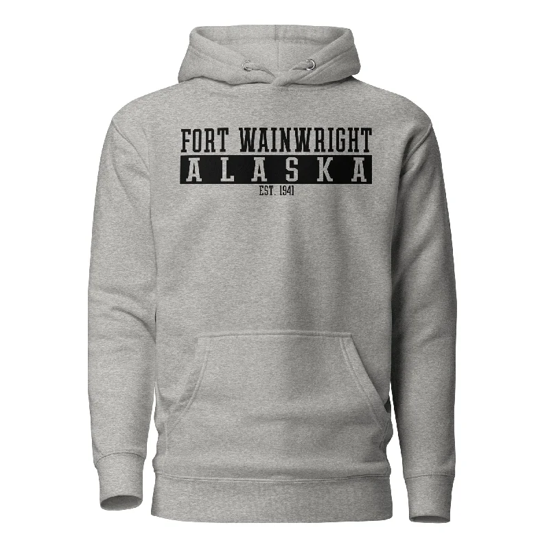 hoodie with high-performance fabric -Fort Wainwright Hoodie