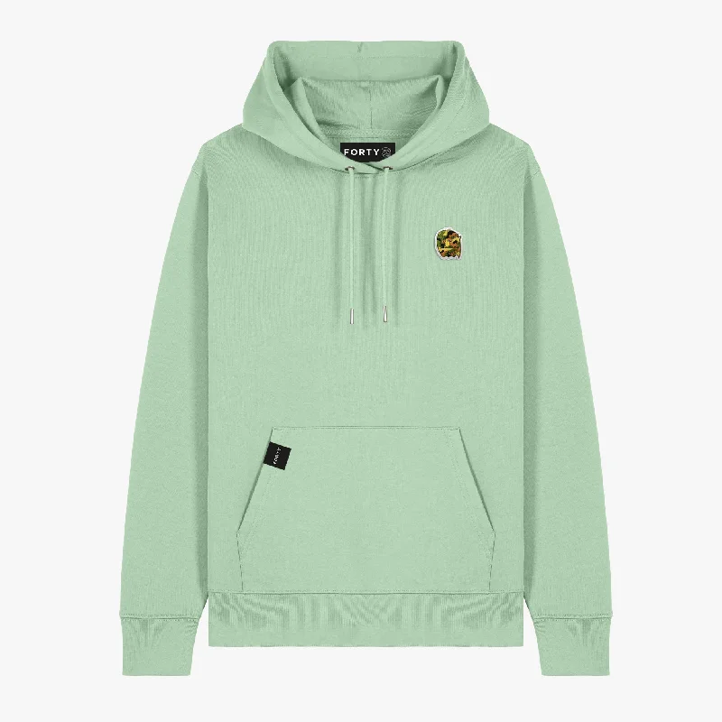 hoodie for minimalist chic -FORTY Tom Hoodie 2.0 (Fern Green)