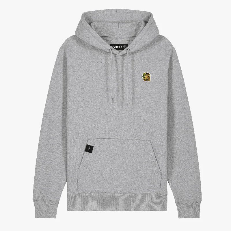 hoodie with designer logo -FORTY Tom Hoodie 2.0 (Grey)