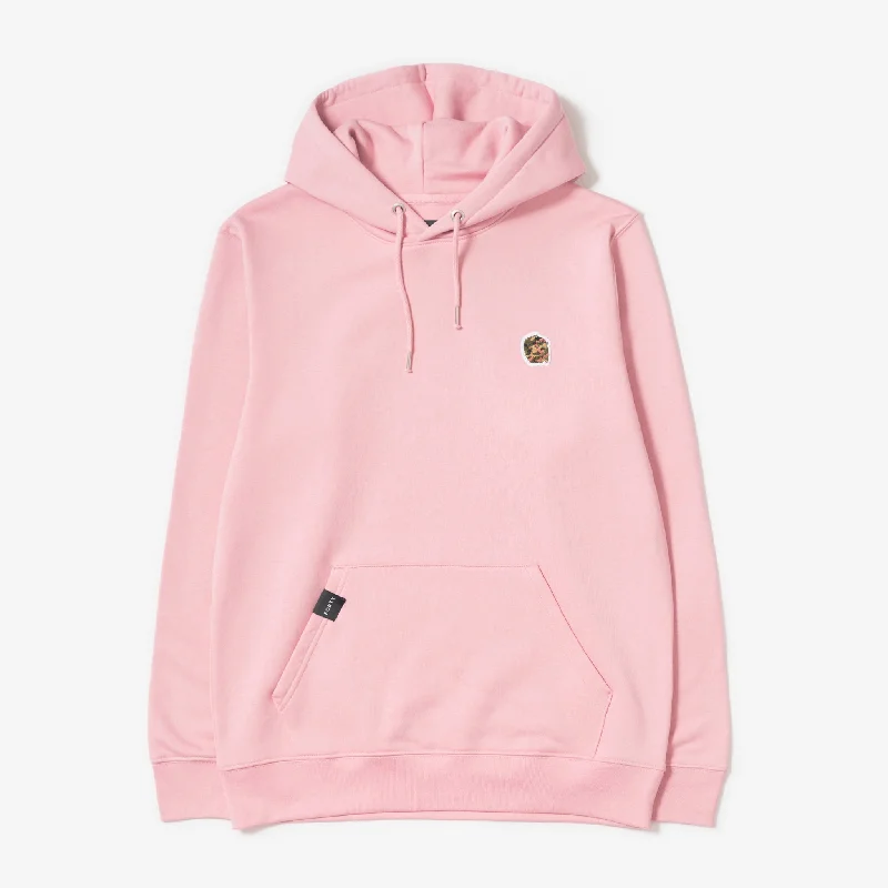 hoodie with cool statement designs -FORTY Tom Hoodie 2.0 (Pink)