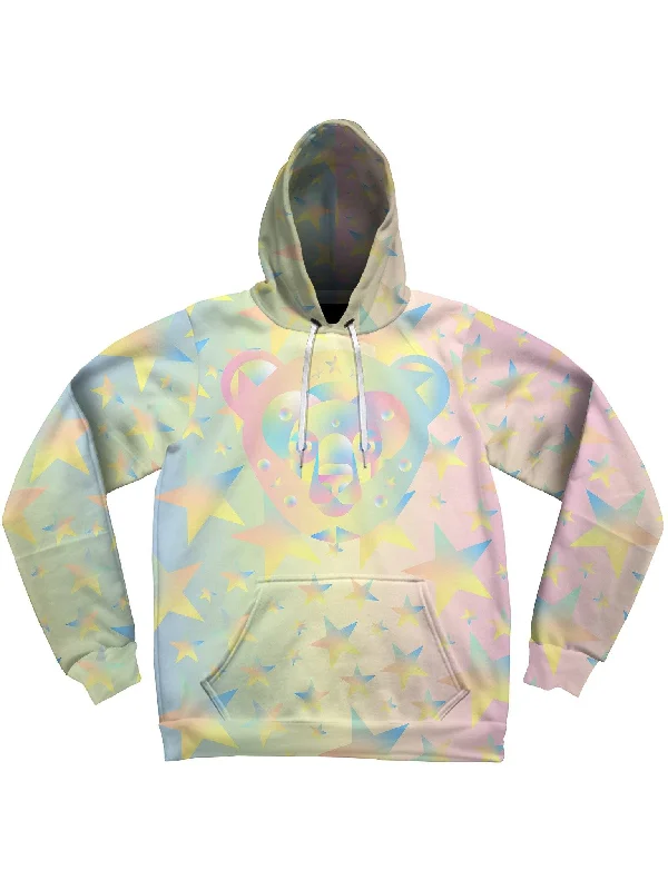 hoodie with durable fabric -Galactic Bear Unisex Hoodie