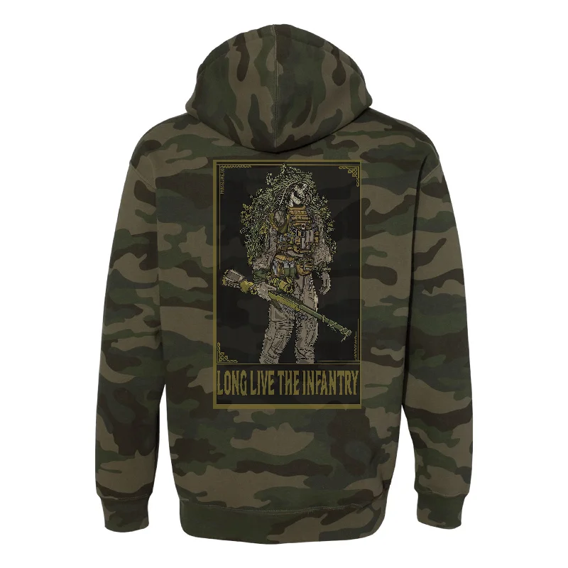 hoodie with double layers -Ghillie Monsta Hoodie