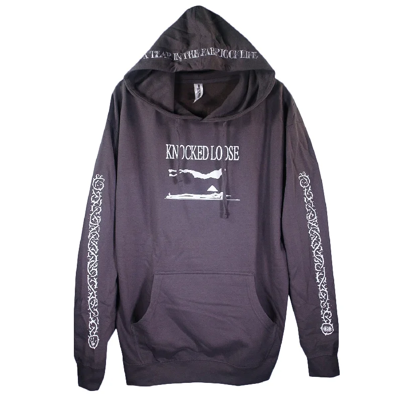 hoodie for brisk morning runs -Levitate Charcoal - Pullover