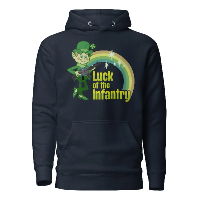 hoodie for casual wear all year -CLT - Lucky, The Grunt's Charm Hoodie