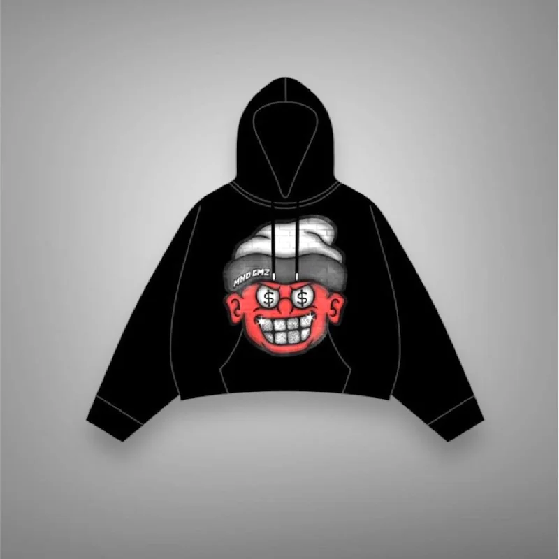 hoodie for the perfect fit -MND GMZ black and Red Hoodie