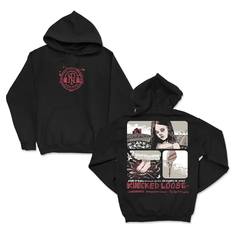 hoodie with graphic art prints -15 Years of Noise Show Black - Pullover