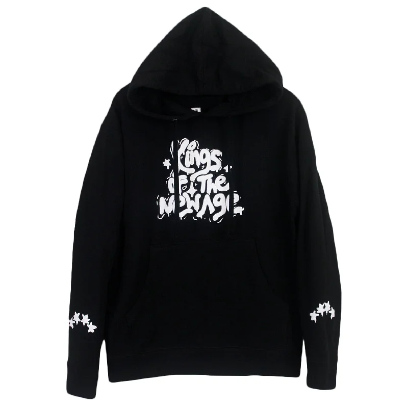 hoodie for warm autumn days -Kings Of The New Age Black - Pullover