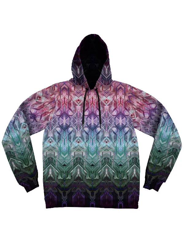 hoodie with oversized drawstrings -Transcendent Aura Unisex Hoodie