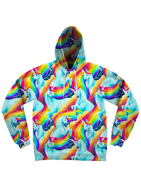 hoodie for fashion-conscious individuals -Unicorn Sherbet Unisex Hoodie