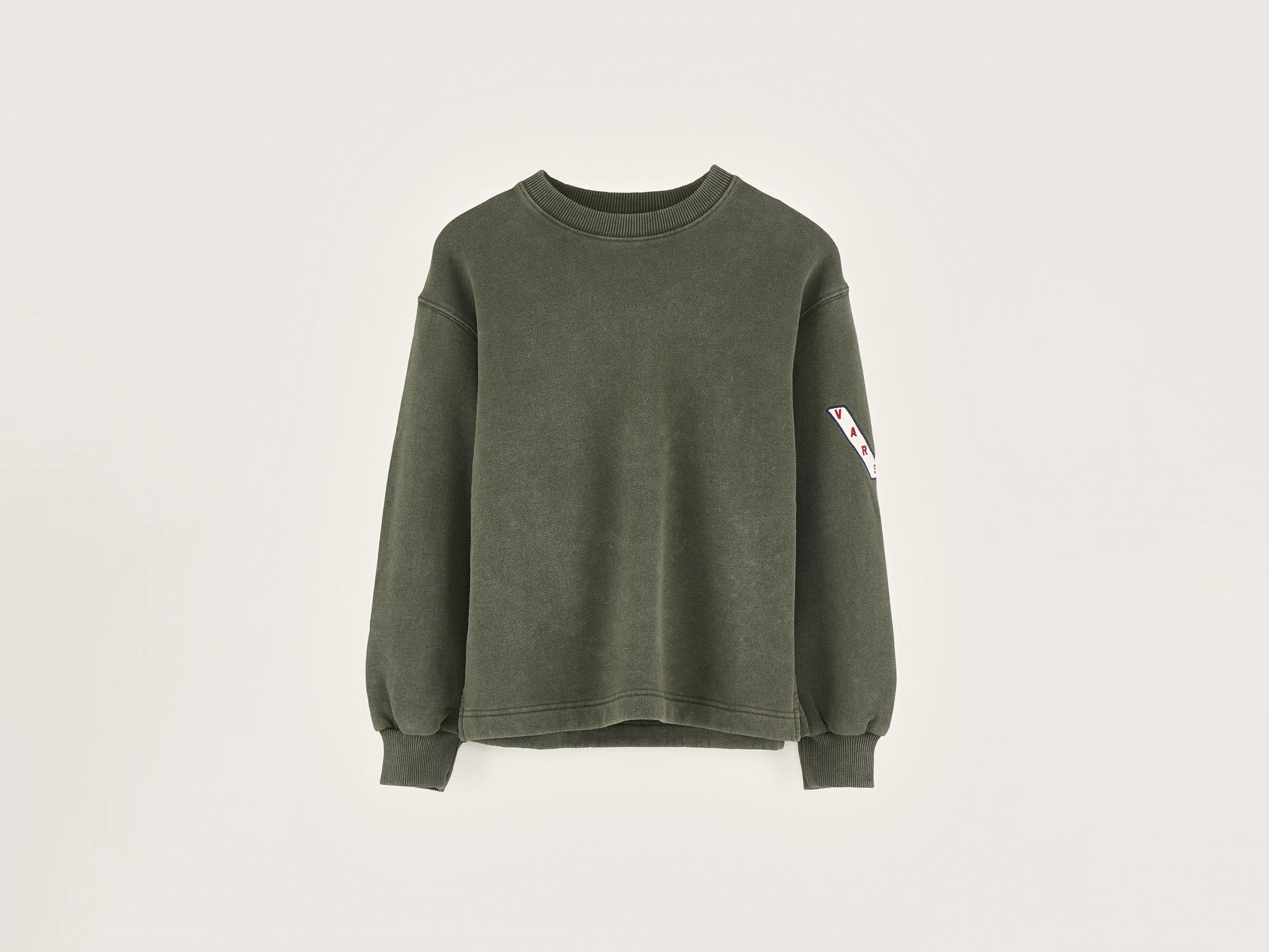 hoodie for layering in colder months -Chamo relaxed sweatshirt   (242 / B / MOSS)