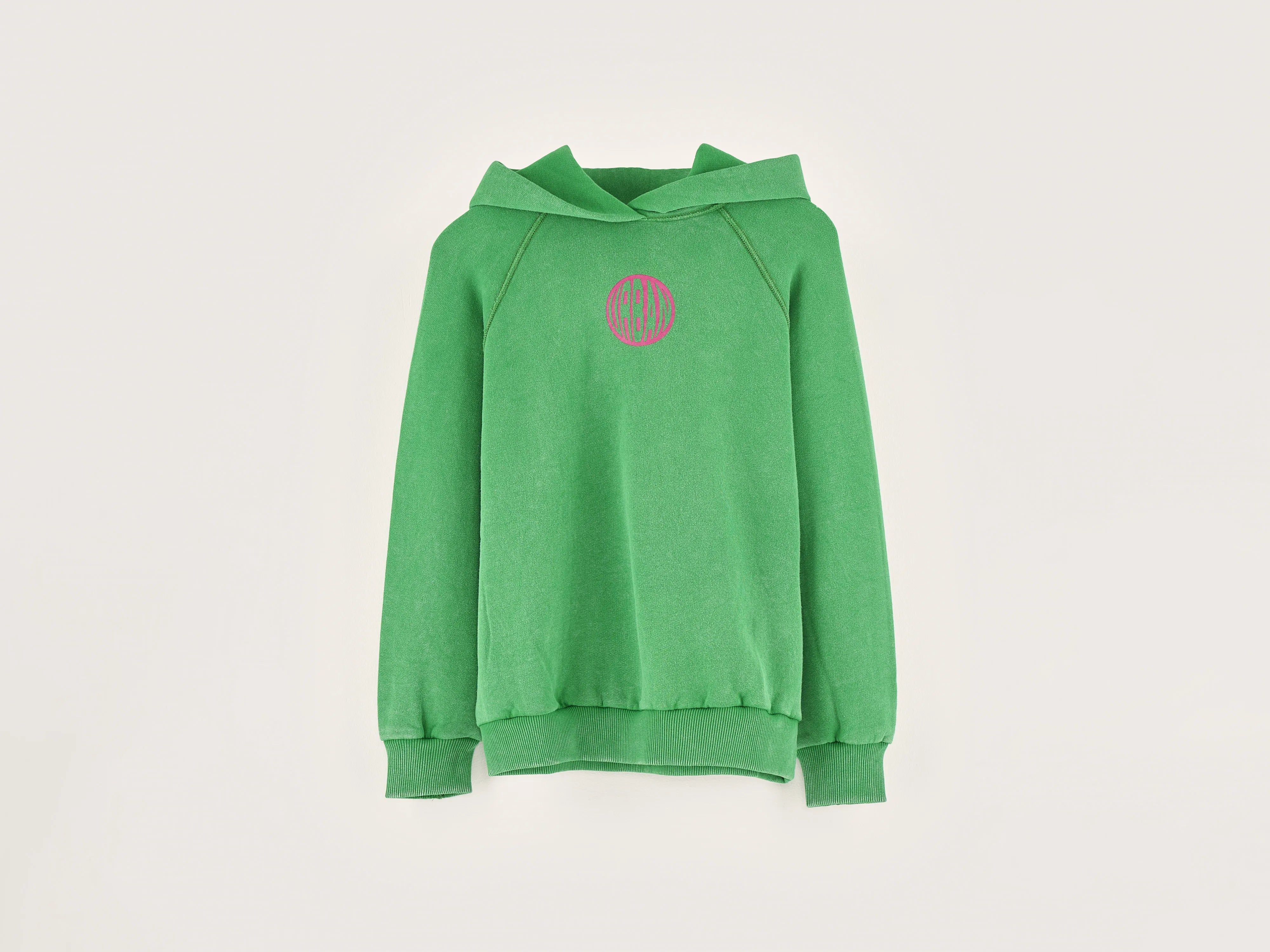 hoodie with athletic design elements -Conij relaxed hoodie   (242 / B / CLOVER)