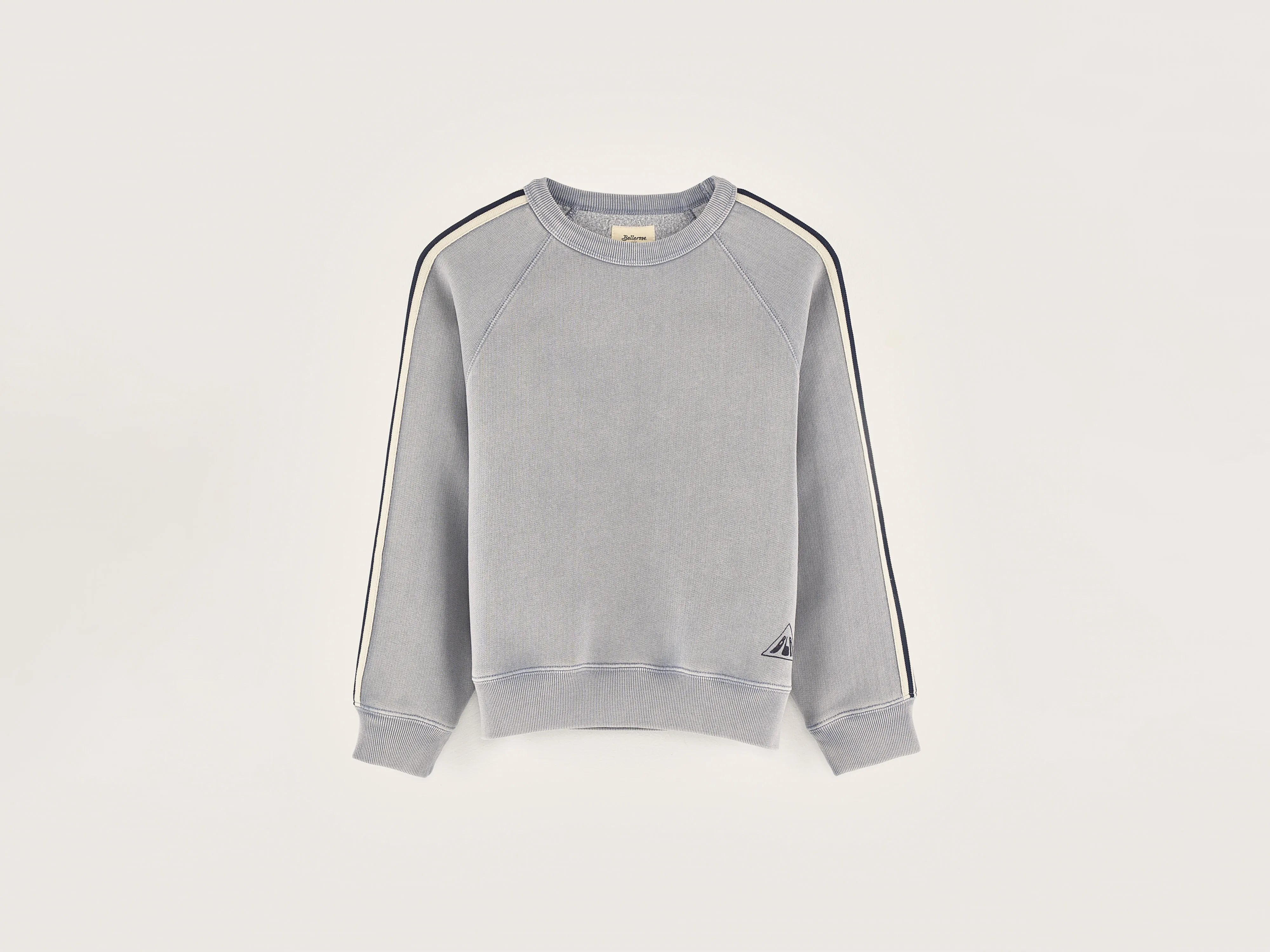 hoodie for street fashion lovers -Fagoso crew-neck sweatshirt   (242 / B / CRYSTAL)