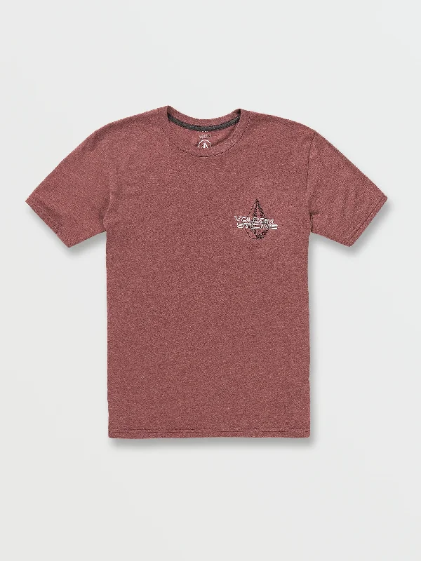 loose fit short sleeve shirt for men -Cyphy Short Sleeve Tee - Port Heather