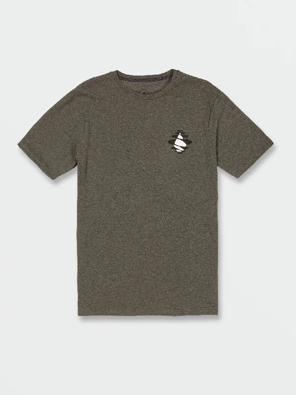 fashion-forward short sleeve t-shirt -Diffuser Short Sleeve Tee - Martini Olive