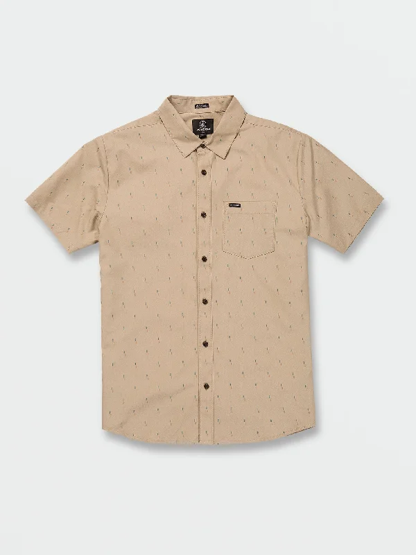 stylish short sleeve t-shirt -Graffen Short Sleeve Shirt - Khaki