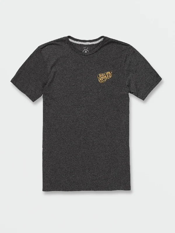 high-quality short sleeve shirt -Harvester Short Sleeve Tee - Dark Black Heather