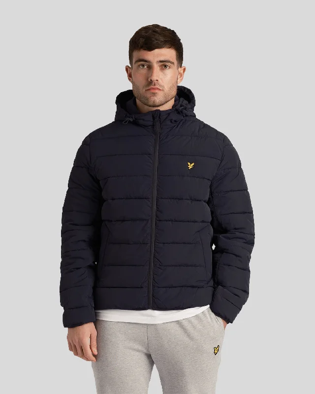 zip up hoodie jacket-Lightweight Puffer Jacket