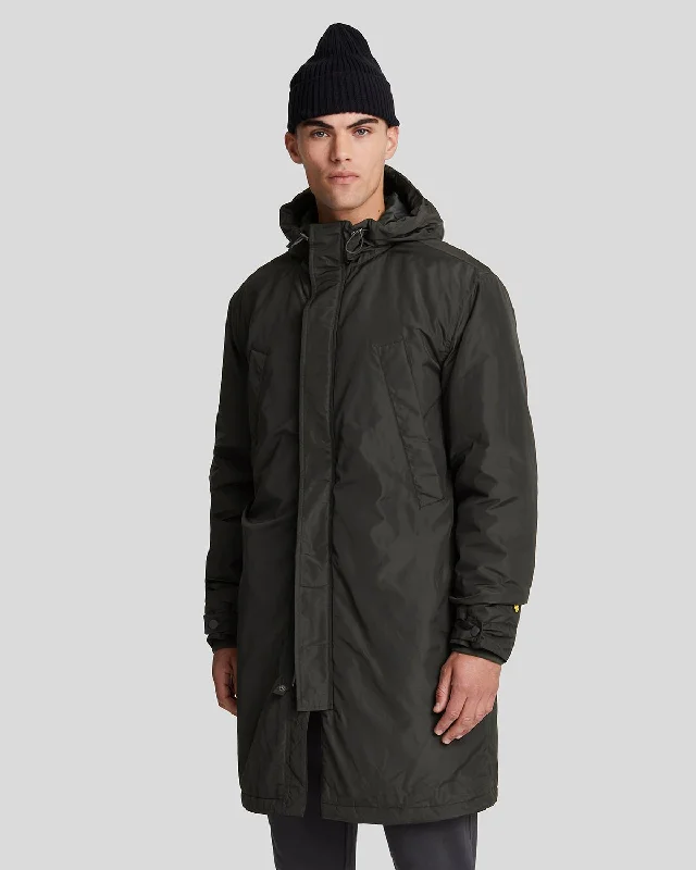 reversible jacket for winter-Longline Parka