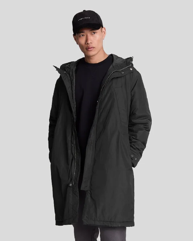 men’s winter parka jacket-Longline Parka