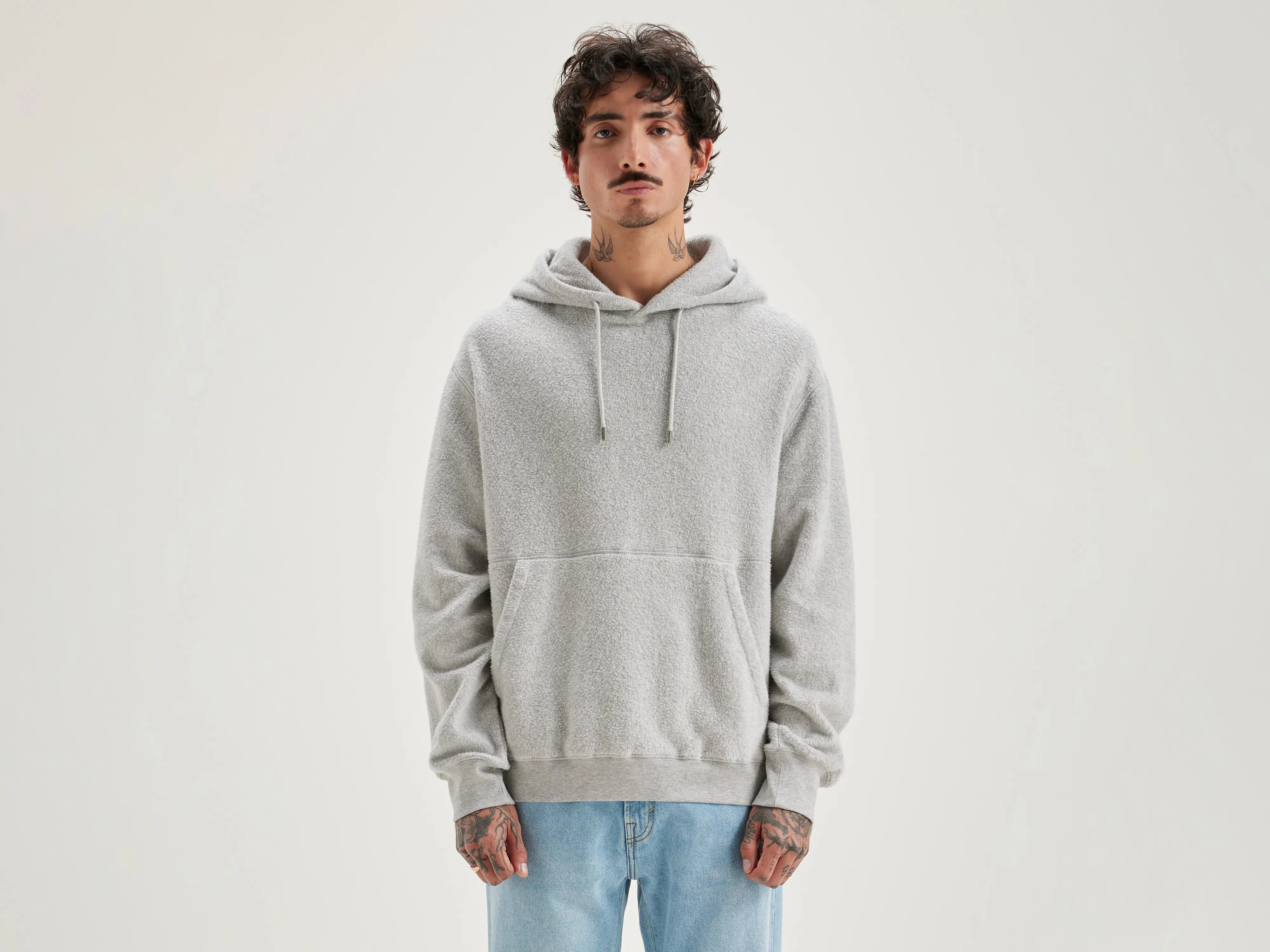 hoodie for a cool, relaxed look -Mattis relaxed hoodie (242 / M / H. GREY)