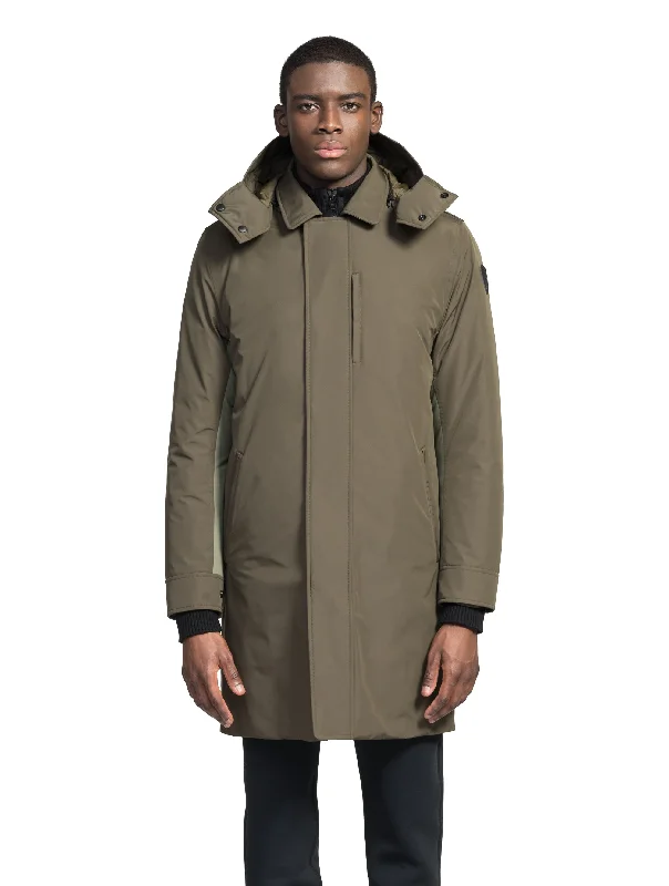 cold weather jacket for women-Nord Men's Tailored Trench Coat