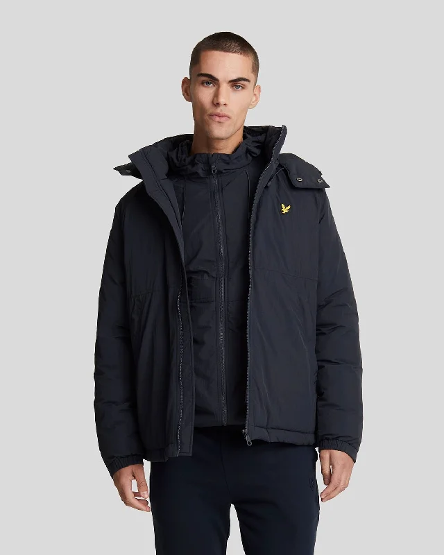 jacket with fleece lining-Padded Puffer Jacket