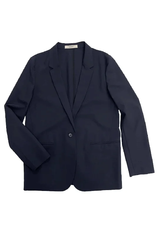 cold weather parka for men-Perfect Navy Blazer