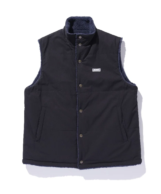 women’s winter coat with hood-REVERSIBLE VEST