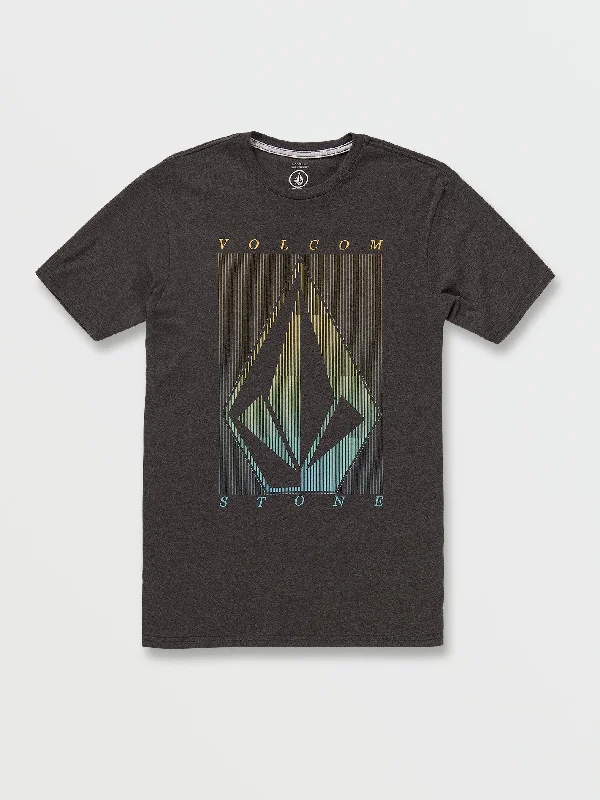 lightweight graphic short sleeve shirt -Spectal Short Sleeve Tee - Dark Black Heather