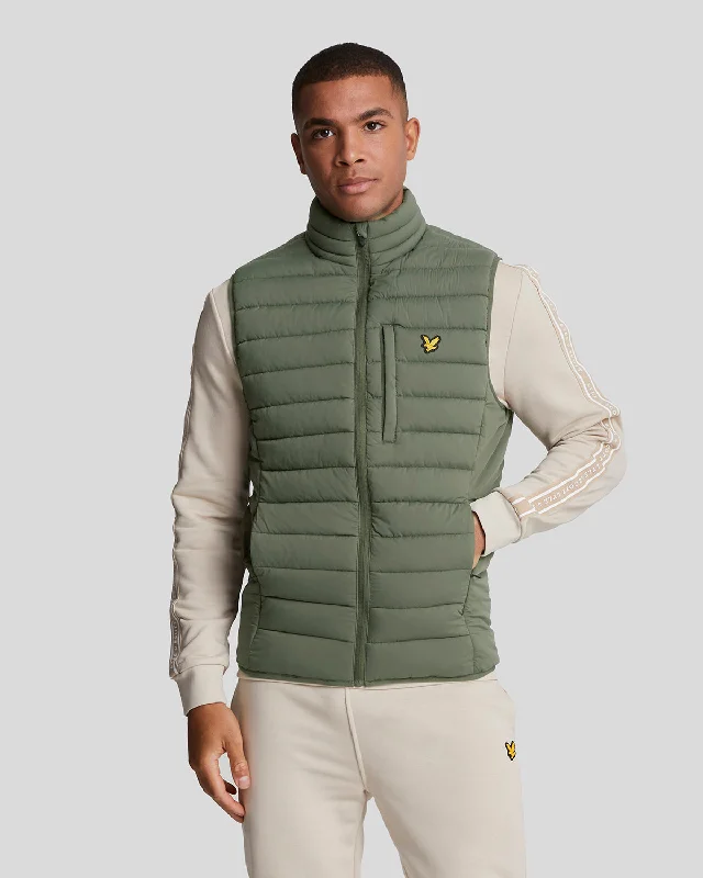 heavy-duty outdoor jacket-Sports Stretch Lightweight Quilted Gilet