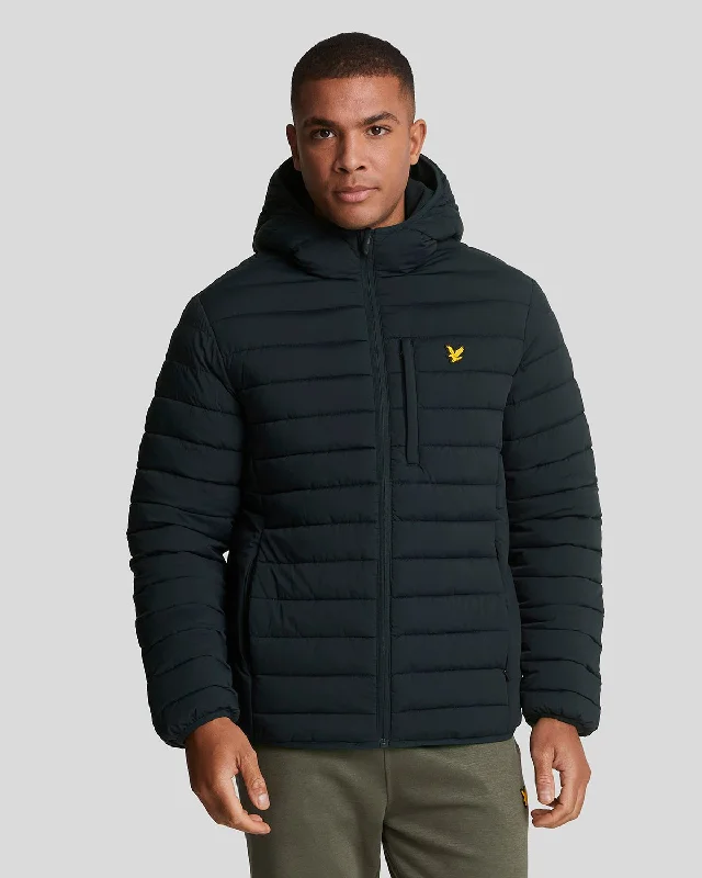 men’s wool coat jacket-Sports Stretch Lightweight Quilted Jacket