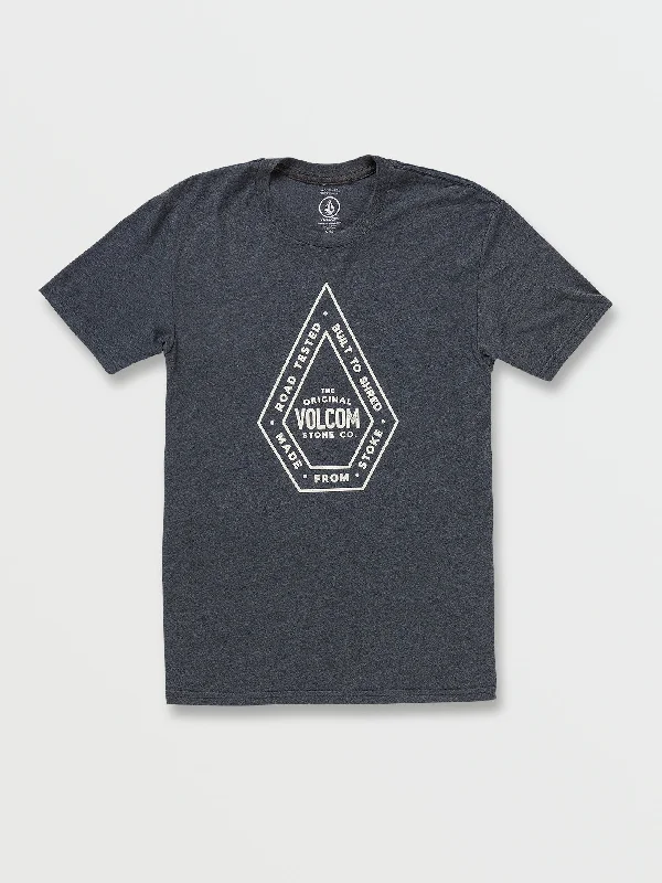 casual women’s short sleeve shirt -Stone Union Short Sleeve Tee - Navy Heather