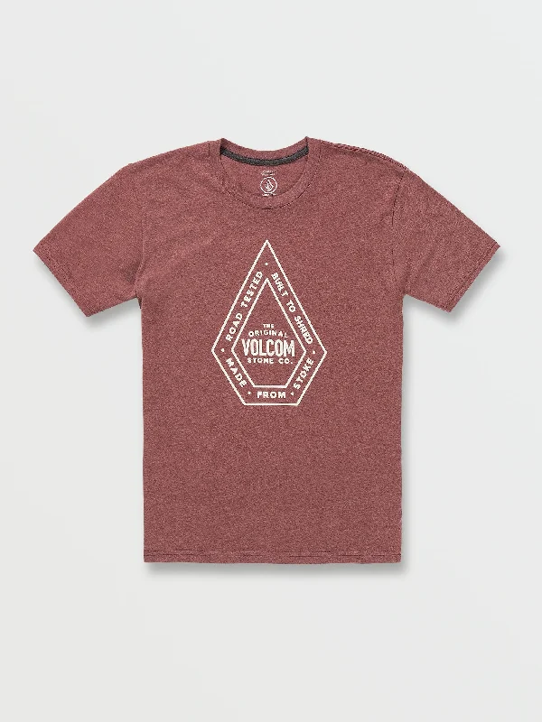 affordable short sleeve shirt for summer -Stone Union Short Sleeve Tee - Port Heather