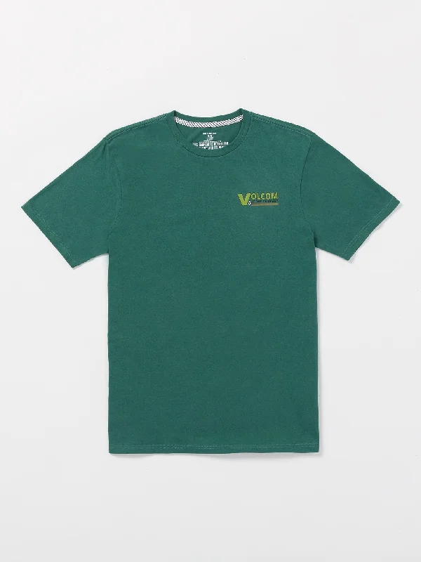 fashion-forward short sleeve t-shirt -Veagle Short Sleeve Tee - Ranger Green