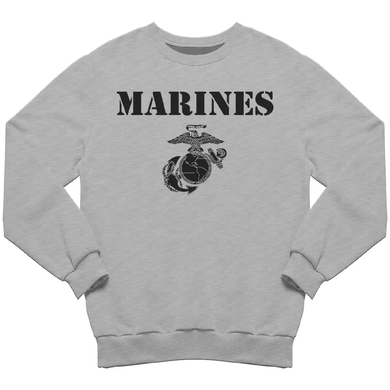 hoodie for stylish outdoor wear -Vintage Marine Sweatshirt (Captain'sSpecial)