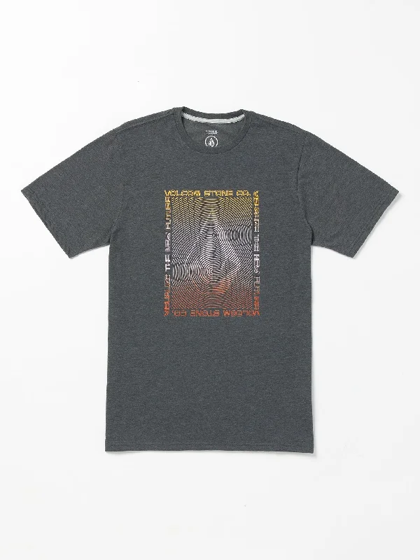 casual short sleeve shirts -Visualizer Short Sleeve Tee - Dark Black Heather