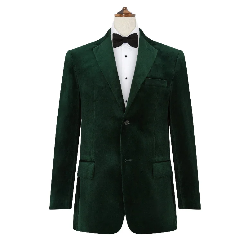 military style jacket-William Green Velvet Jacket