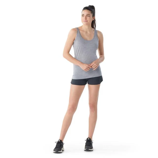 short sleeve crop top for women -Women's Merino Tank