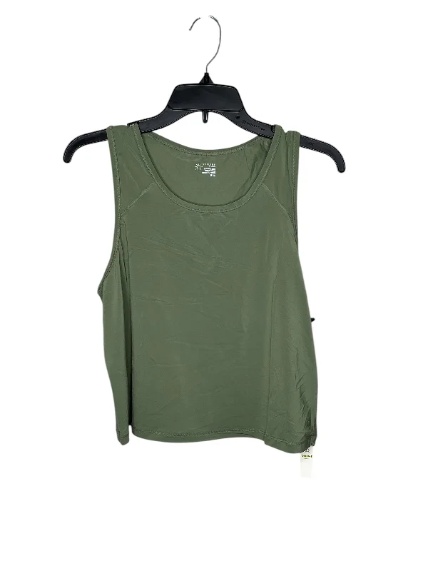 relaxed fit short sleeve shirt for men -Athletic Tank Top By Aerie In Green, Size: M