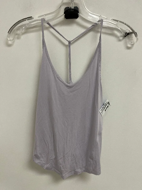 trendy short sleeve athletic shirt -Athletic Tank Top By Lululemon In Purple, Size: 2